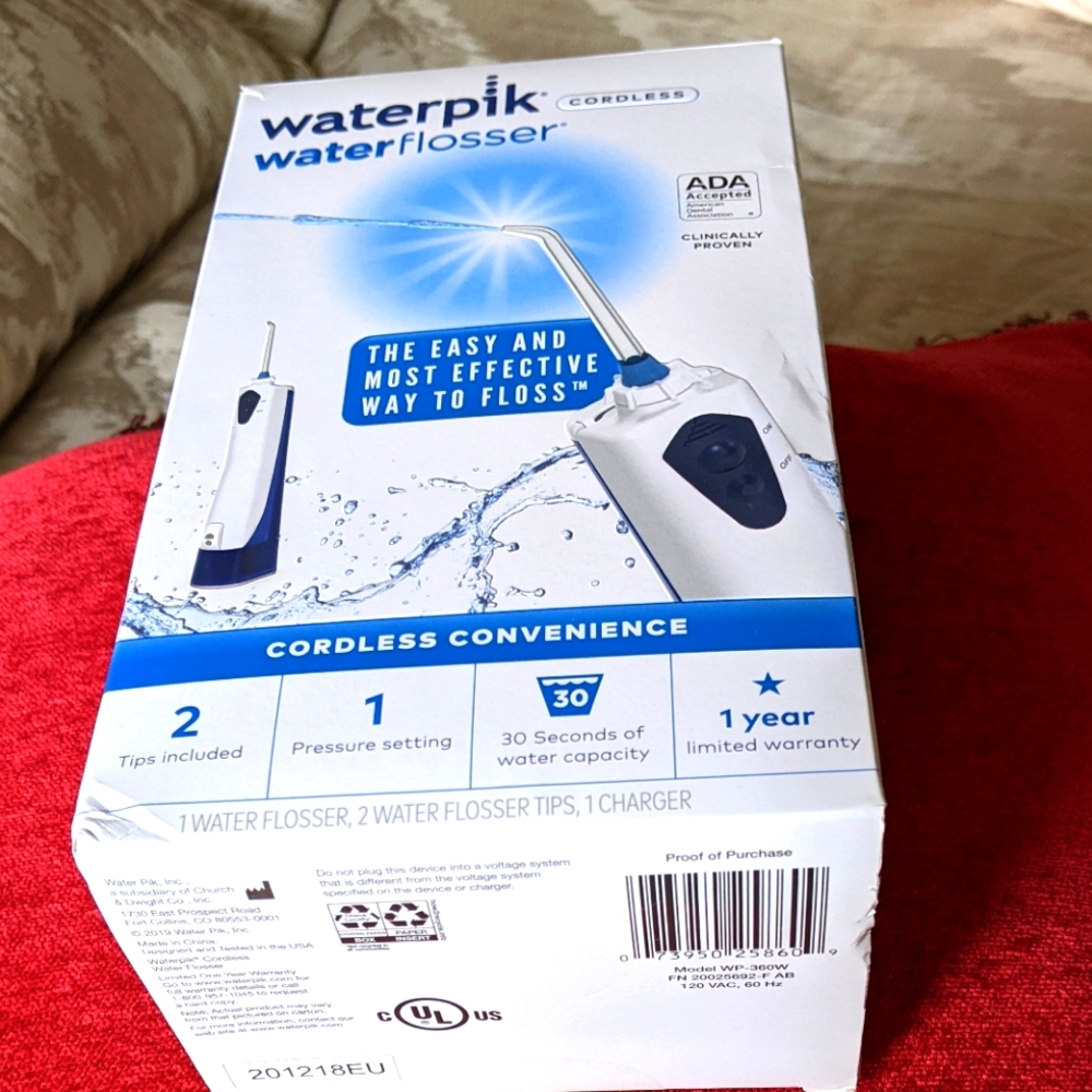 WATERPIK CORDLESS WATER FLOSSER, BATTERY OPERATED & PORTABLE FOR TRAVEL …